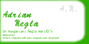 adrian megla business card